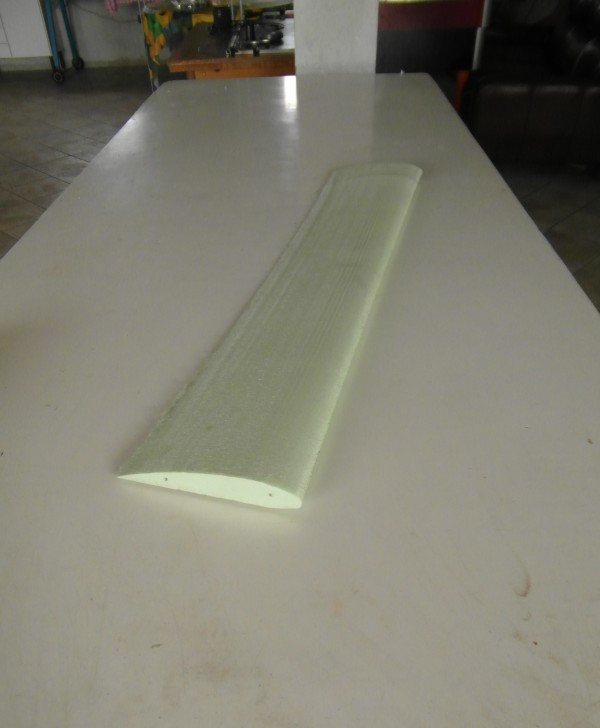 Styrofoam hot wire cutted blade